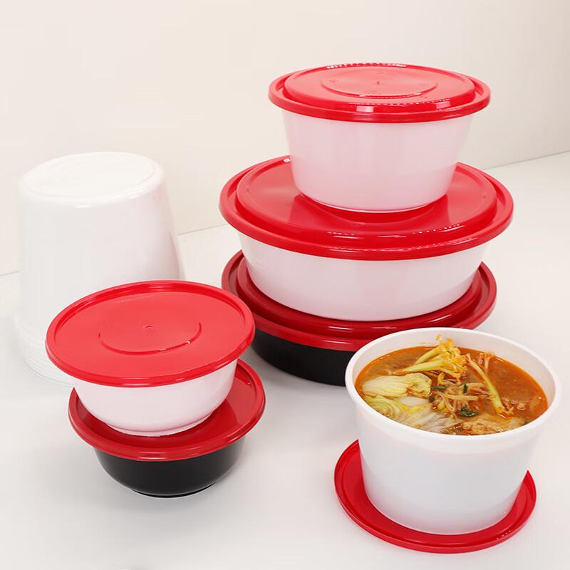 Xidian Disposable Round Takeaway Food Containers with Lids