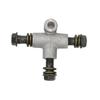 Metall T-Form Bremsleitung T-Stück Buchse Drei-Wege-Verbinder Auto Bremsrohr Fitting für ATV Go-Kart Hydrauliksystem