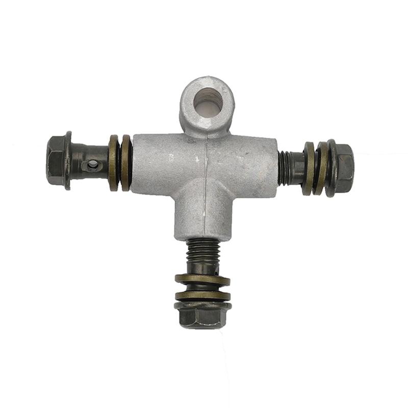 Metall T-Form Bremsleitung T-Stück Buchse Drei-Wege-Verbinder Auto Bremsrohr Fitting für ATV Go-Kart Hydrauliksystem