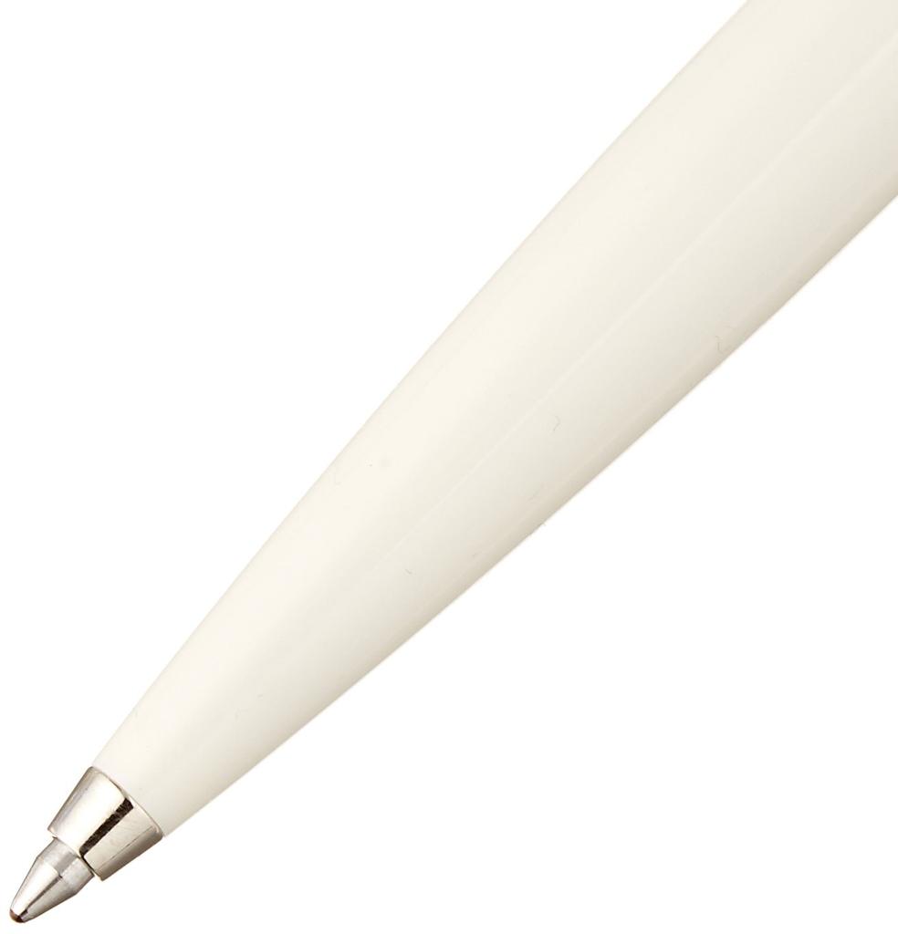 Aurora Ballpoint White Officially Imported Pen, Oil-Based Style, E32-CW, Cream,