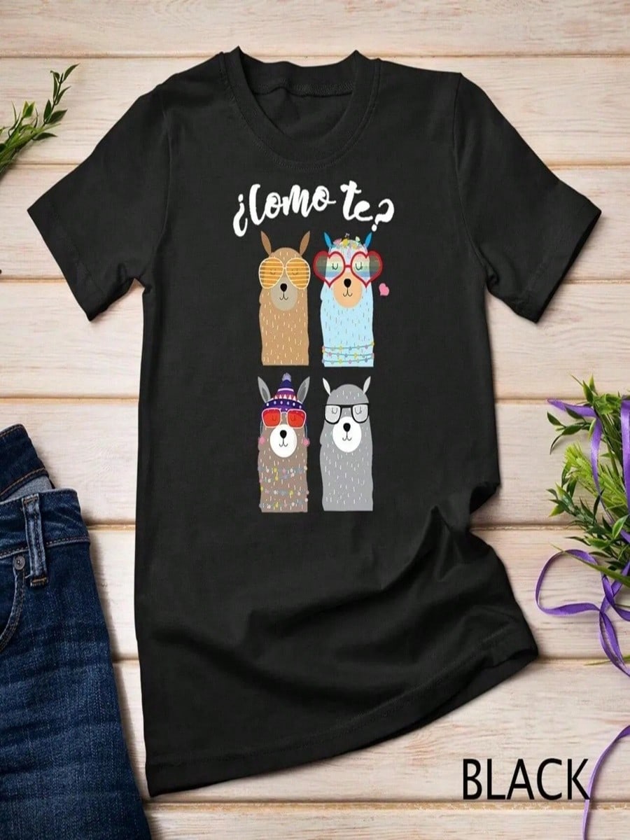 Spanish Teacher Meme Como Te Llamas T Shirt S разноцветный