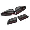 GTS OLED Style LED Tail Lights Dynamic Turn Signal Fit For 5 Series G30 M5 F90 Pre‑Facelift 2017 to 2020 Black Red