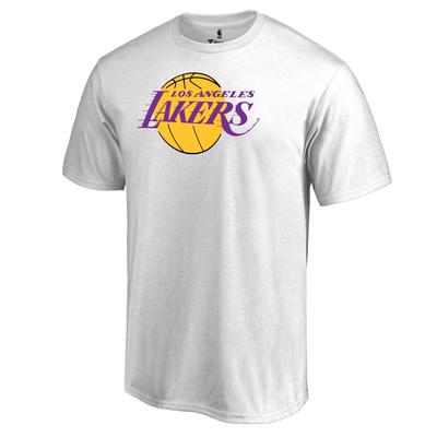 Fanatics T-Shirt NBA Los Angeles Lakers Logo (US Klein, Weiß)