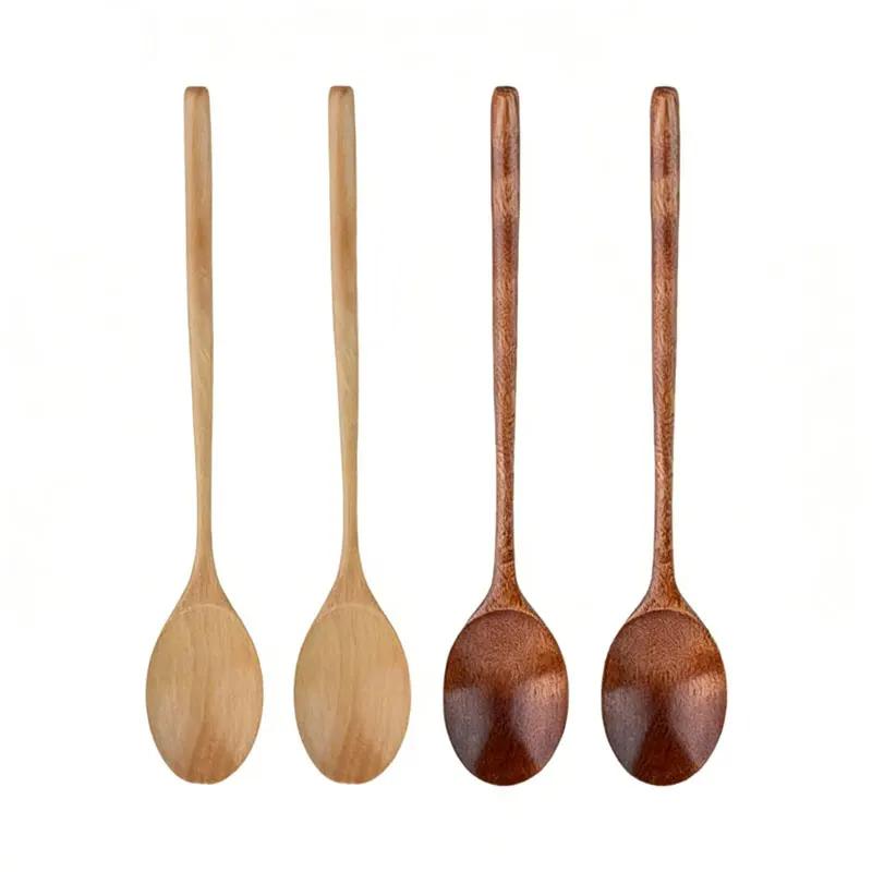 Houten Lepel Servies Keuken Kookgerei Gereedschap Soep Theelepel Catering Kookgerei Tool Koffie Soep Theelepel