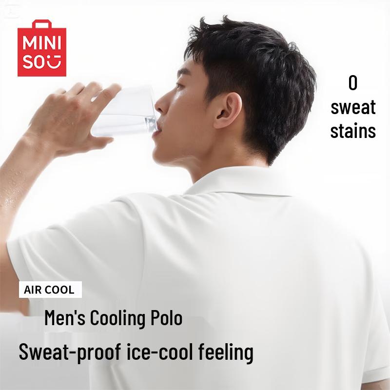 MINISO Men's Quick-Dry Polo Shirt