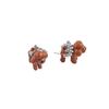 FWIS Love Heart Teddy Necklace & Dog Stud Earrings - Autumn/Winter Versatile Style Sweater Chain