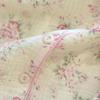 Women's Autumn Long Sleeve Cotton Floral Crinkle Fabric Plus Size Homewear Set