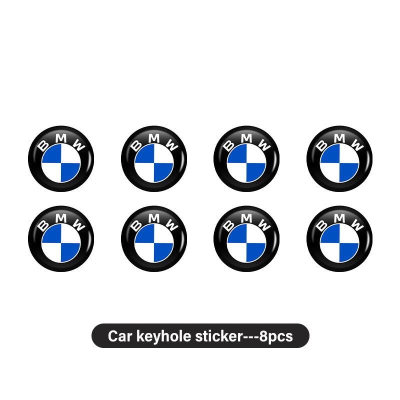

Car Logo Door Key Lock Hole Sticker Keyhole Cover Auto Accessories For BMW Performance E46 E90 G11 F10 F30 G08 X6 5 Series
