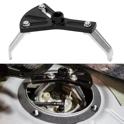 Fuel Pump Removal Tool Heavy Duty Adjustable Lock Ring Wrench Installer Repair Kit Universal Fuel Tank Cap Spanner for Symmetrical Holes