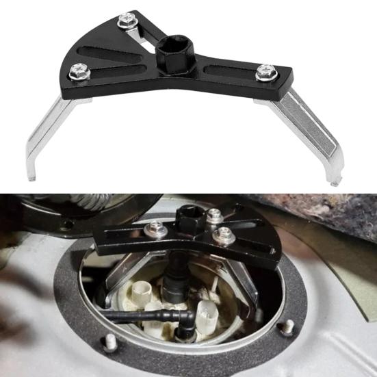 Εργαλείο Αφαίρεσης Αντλίας Καυσίμου Βαρέως Τύπου Ρυθμιζόμενο Κλειδί Δακτυλίου Ασφάλισης Εγκαταστάτης Κιτ Επισκευής Καθολικό Κλειδί Καπακιού Ρεζερβουάρ Καυσίμου για Συμμετρικές Τρύπες