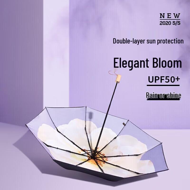 Beneunder Compact UV Protection Folding Umbrella