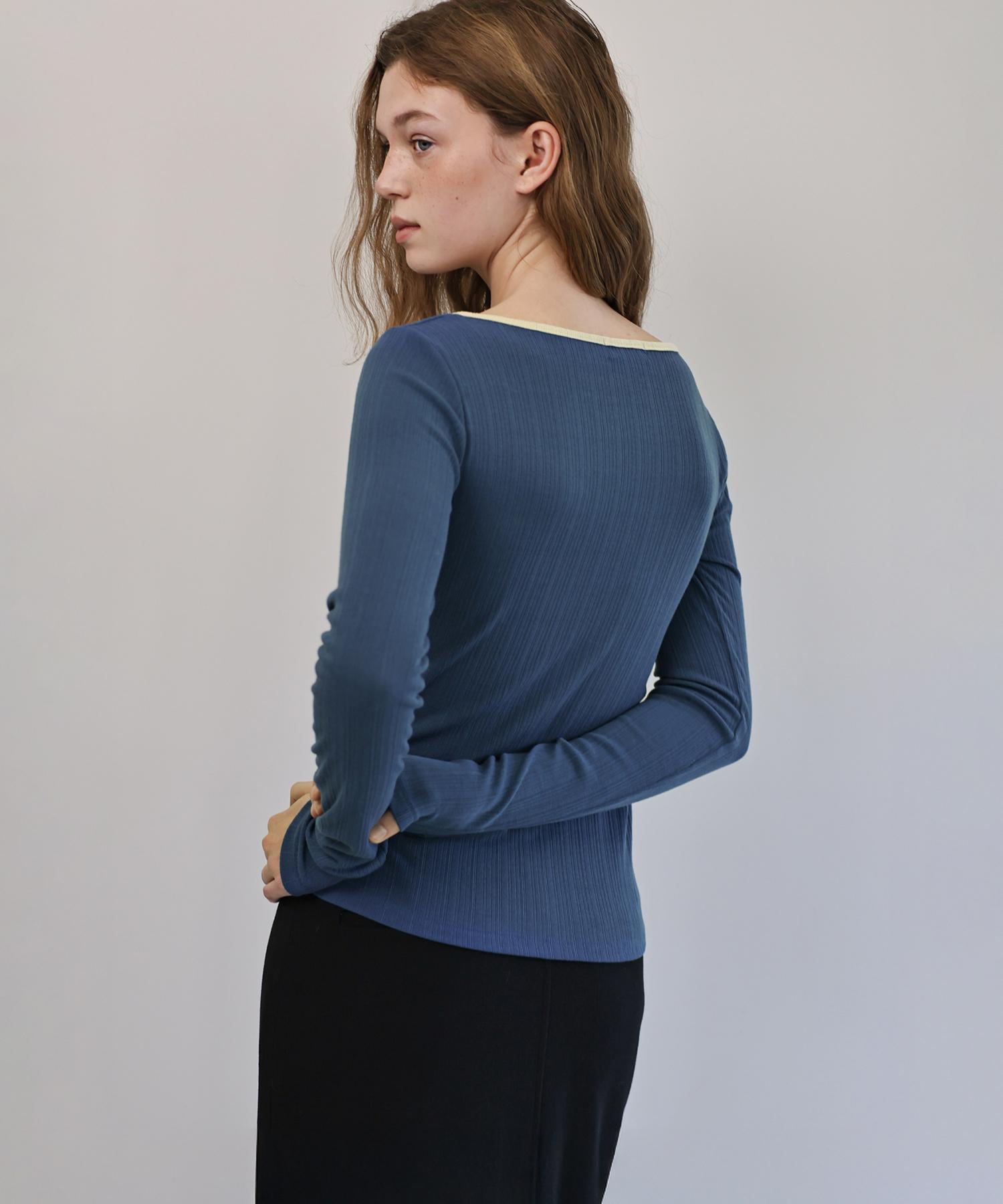 Annies Line Long Sleeve (Blue) Blue