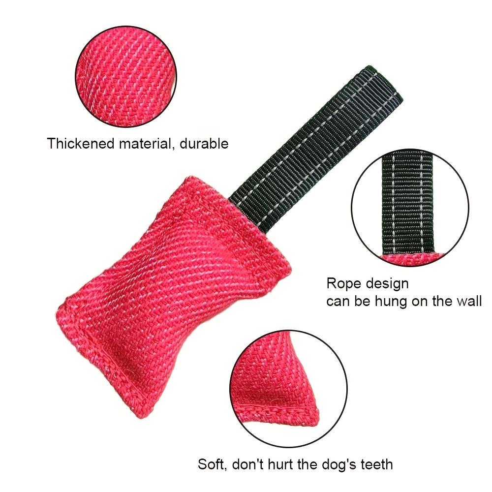 Durable Dog Chew Tug-of-War Toy- Interactive Training and Teeth-Chewing Stick with Tear-Resistant Material- Pet Toy