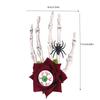 Totenkopf-Skelett-Hand, Retro-Rose-Haarspange, Cos-Haarschmuck, Knochen-Haarnadel, Halloween-Party-Geschenke für Frauen, Haarschmuck