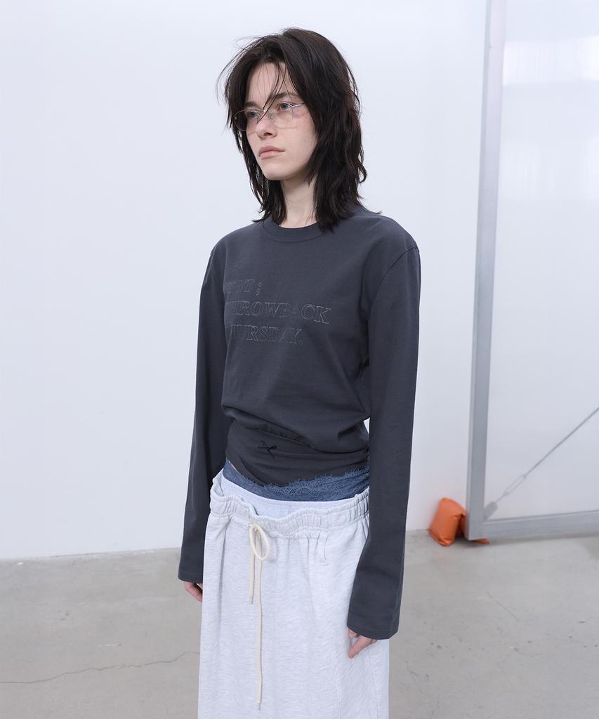 LCDC™ Blouson Long-Sleeve Top (Grey)