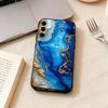 Marble Art Black Gold Phone Case Black Silicone Soft For Samsung Galaxy A73,A72,A71,A70,A53,A52,A51