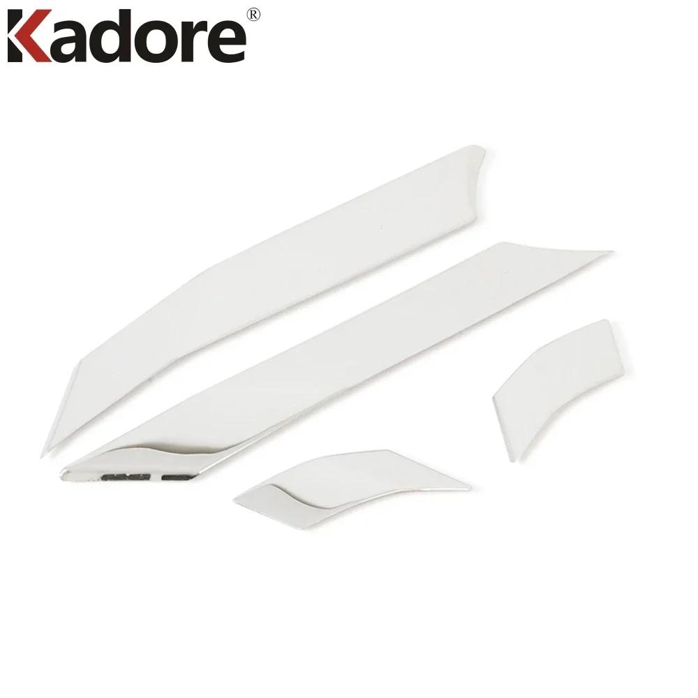 For Toyota RAV4 RAV 4      2024 Carbon Fiber Car Front Door Mirror Window A Pillar Cover Trim Accessories