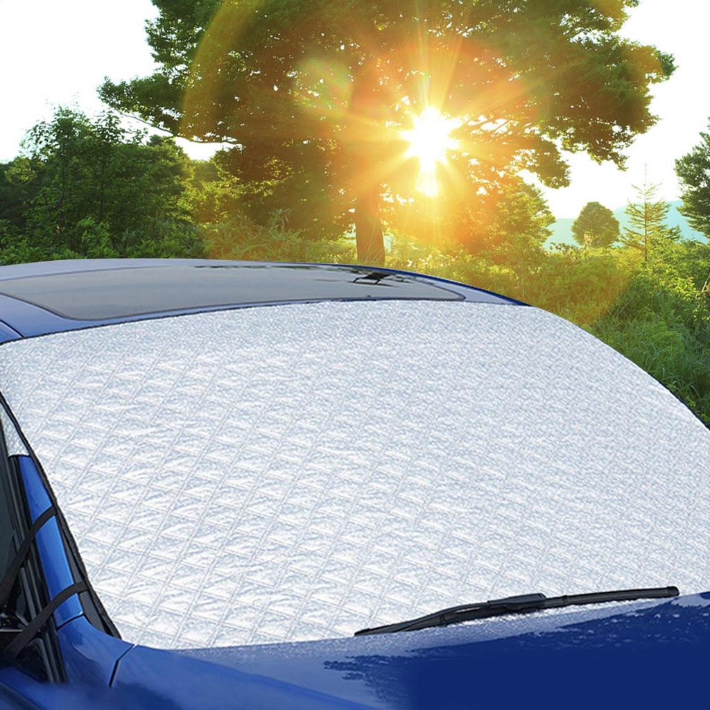 Car Sun Blocking Cover High Reflective UV Block Sun Shield Universal Auto Reflector Front Window Sun Shades Front Window UV