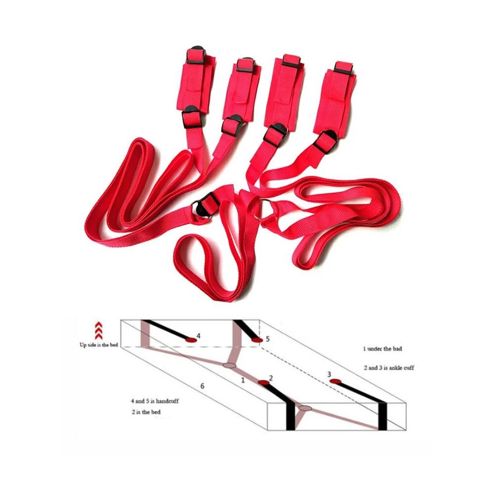 Bondage Kit  Restraints Fetish Erotic Sex Toys For Couples Women Bandage Slave Collars Obedience Handcuffs Master Adult Game