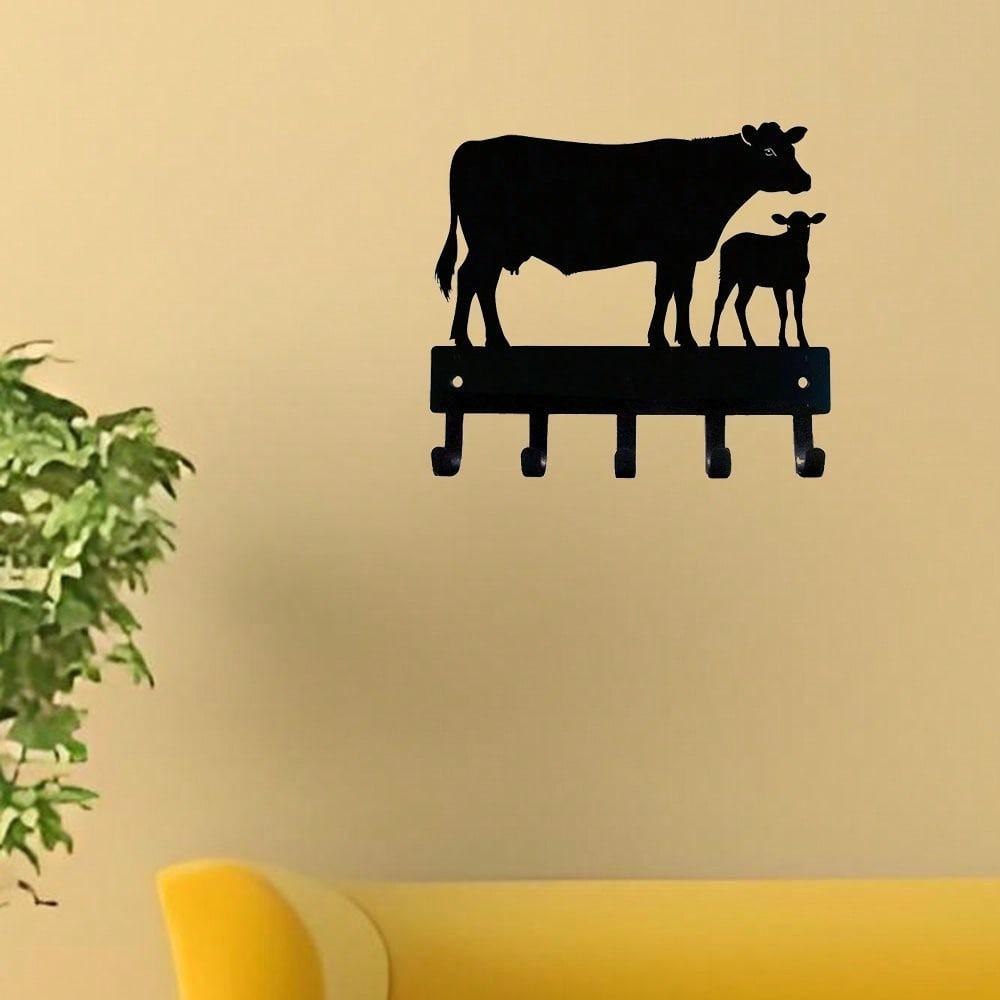 Black Metal Wall Hook Decor Rustproof for Living Room Bedroom Festival