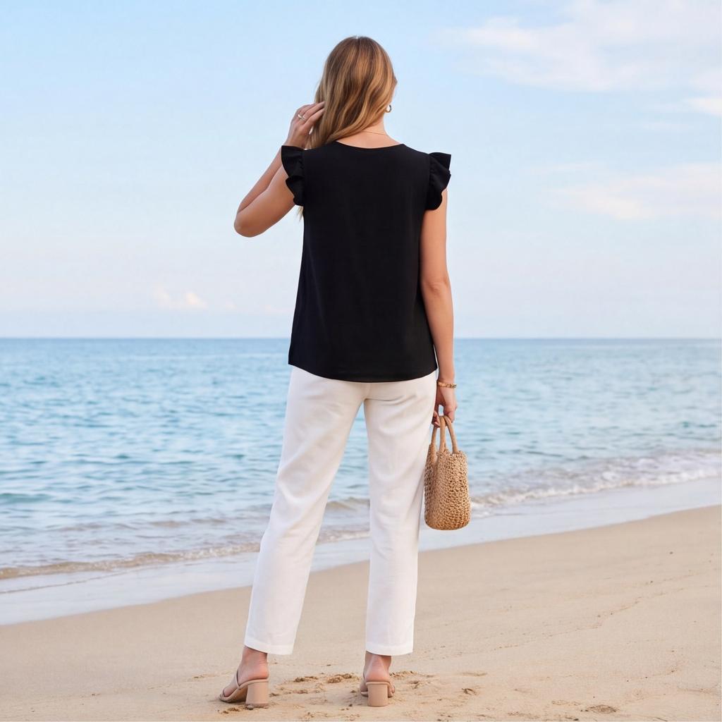 Damenmode Sexy Kuhdruck Damen Crop Ärmelloses Westentop