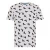 Modern Amusement Mens Dogtown Crow All-Over Print Regular T-Shirt