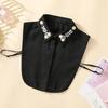 All-match fake collars in autumn and winter new fake collars for women's shirts rhinestones pearls shirt fake collars