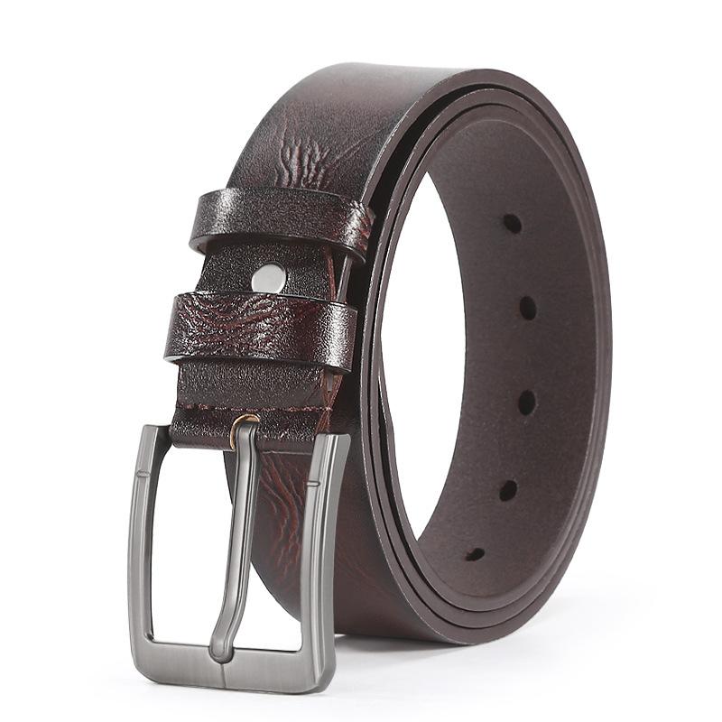 Men'S Alloy Pin Buckle Belt Zhongqing Business Durable Aviation Belt