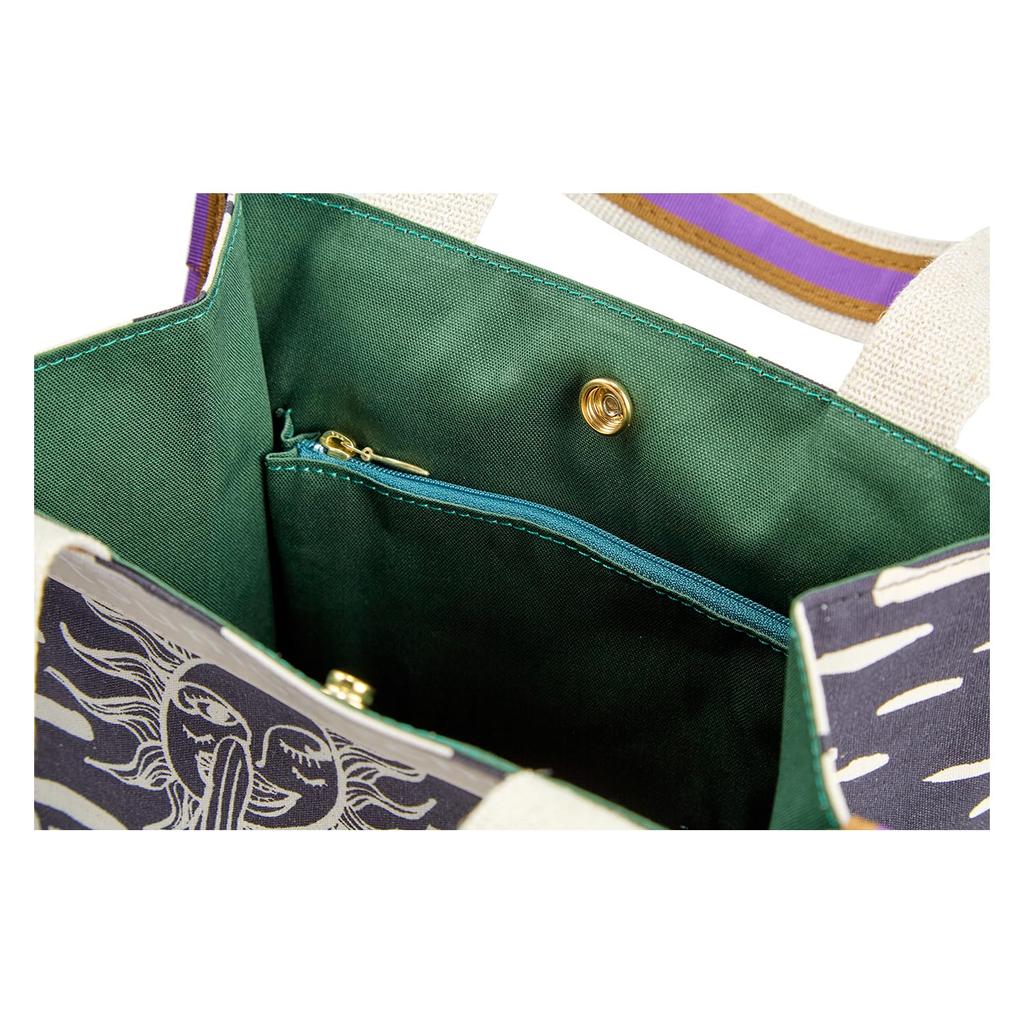 Tsumori Chisato Cactus and Sun Tote Bag, Small, Black