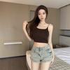 A #new Hollow Sling Vest Big Halter with Chest Pad Underwear Women's Summer Inner Cover Chest Wrap Outer Wear Beautiful Back
