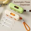 Mundpflege Zahnseidehalter Automatischer Pop-Up Zahnspender, Nachfüllbare Pick-Halter-Box, Tragbar für Zuhause, Restaurant, Reise-Aufbewahrungsbox