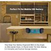 11/1/1/1Pcs Battery Storage Rack for Makita 18V Li-ion Battery Tools Machine Holder Storage Rack Wall Mount Bracket Fixing