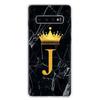 Literă Alphabet Crown AJ Husă pentru telefon pentru Samsung Galaxy S10 Plus S20 FE S21 S22 Ultra S10E S9 S8 + S7 Edge J4 Carcasă