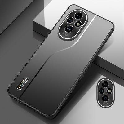 Pro Honor 200 5G Pouzdro PC+TPU Nárazuvzdorný Kryt na Telefon s Kovovým Krytem Objektivu