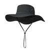 Summer big brim sun hat men's quick-drying breathable anti-ultraviolet bucket hat women's foldable sunscreen hat