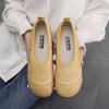 Processing and customizing new old Beijing cloth shoes with one pedal, casual versatile breathable soft-soled Doudou shoes, fashionable mother shoes