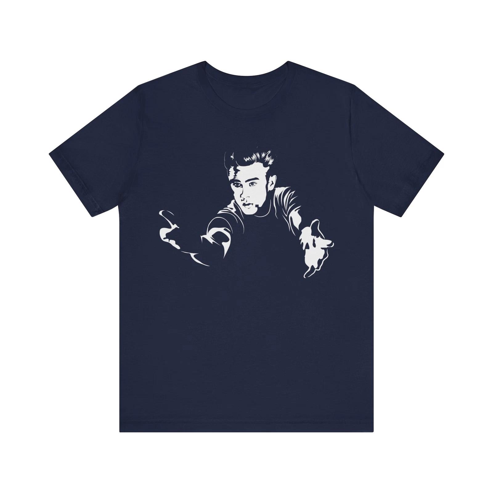 James Dean T shirt Hollywood Actor Rebel New Unisex Tee Shirt 1950s ALPHA L
