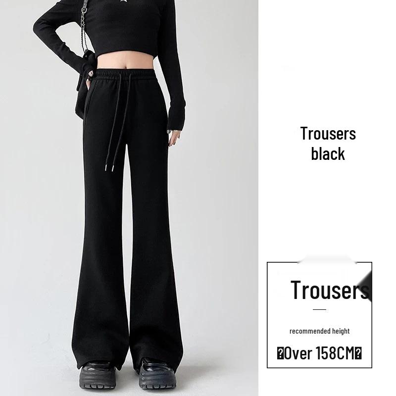 Micro-flare High-Waisted Sports Pants for Kids, Autumn/Winter 2026 Slimming Style