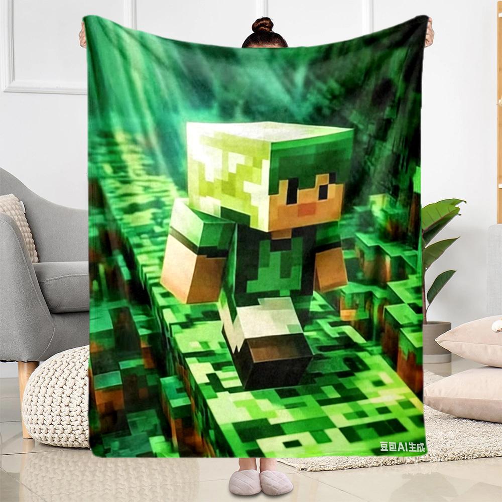 1pc Game Controller Blanket Comfortable Soft Lightweight Multi Seasonal Use for Travel Camping Picnics Sofa Office Bed Living Room Gift for Friends