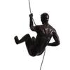 Unique Climbing Man Wall Sculptures European Style Abstract Character Pendant  Home Decor