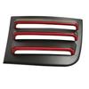 For 2011-2021 Dodge Charger Window Scoop Side Louver Air Vent Cover Trim Black