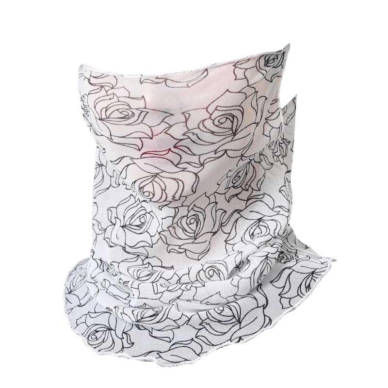 New Versatile Magic Scarf Headband Small Scarf Sunscreen Mask Hanging Ear Style Solid Color Scarves Party Gift