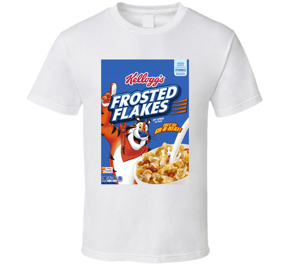 Frosted Flakes Box Greatest Cereal Of All Time Breakfast Fan Foodie T Shirt XXL