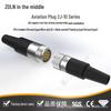 Zhonglian ZJ10 8/12-core Aviation Round Connector for Industrial Cameras