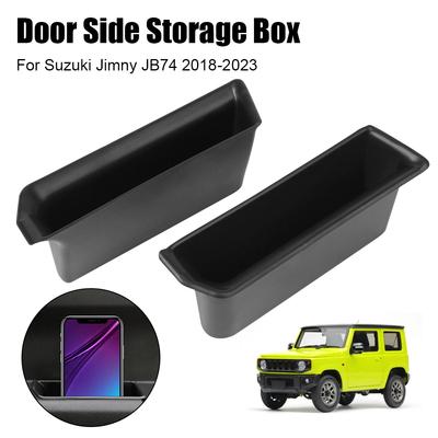Front Door Side Storage Box Glove Organizer Phone Container Case Handle Pocket Car Interior Accessories