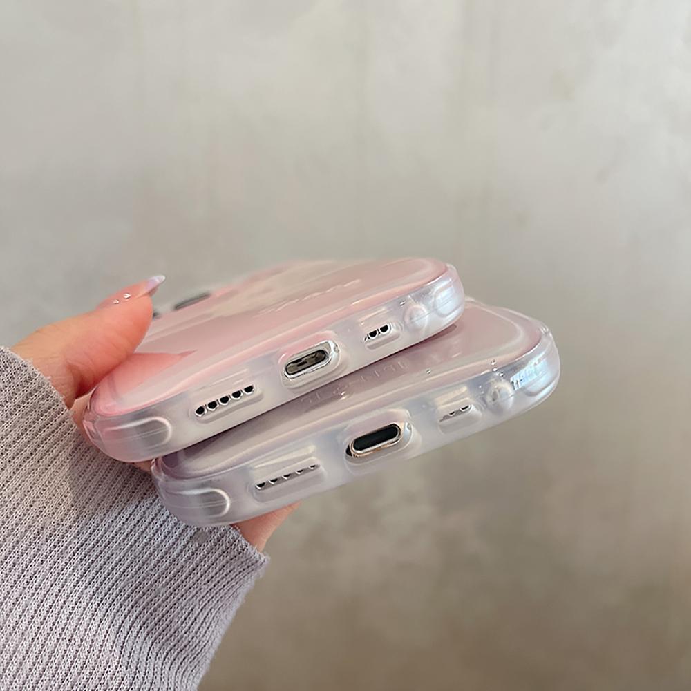 Süße Bär Cartoon Raum stoßfeste Stoßstange transparente Handytasche für Iphone 14 13 12 11 Pro Max weiche Silikon klar hintere Abdeckung