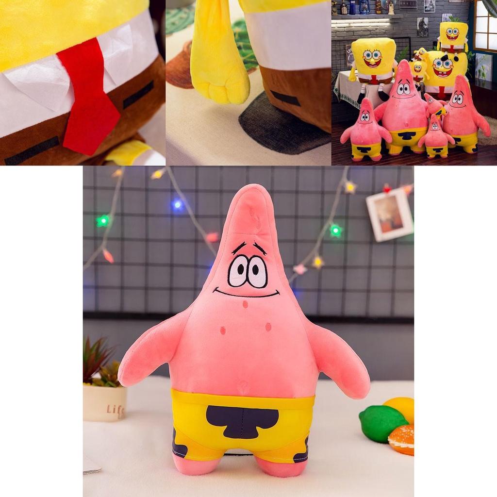 Spongebob Patrick Star Plüschtier Weiche Stoffpuppe Niedliches Kissen Kinder Mädchen Geschenk