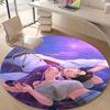 1pc KPop Demon Hunters18 Design Printed Area Round Carpet for Bedroom Living Room Home Decor Rugs Mat Non Slip Mat Rug for Bedside