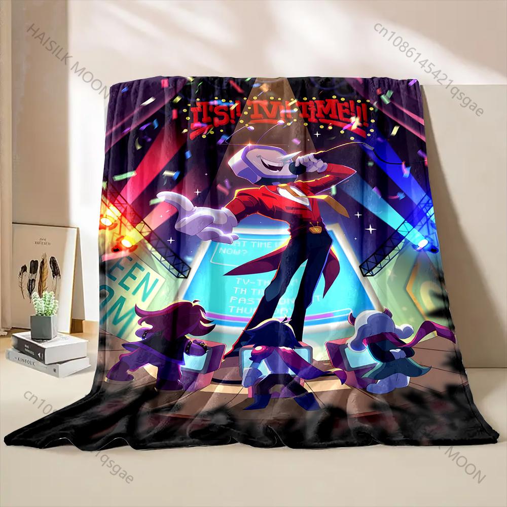 Multiple Styles TV Time Printed Cartoon Blanket Warm Soft and Comfortable Home Travel Blanket Sofa Blanket Luxury Gifts