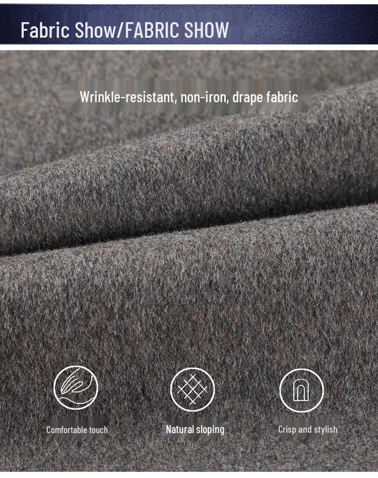 Men's 2025 Thickened Wool Business Casual Jacket with Detachable Down Liner